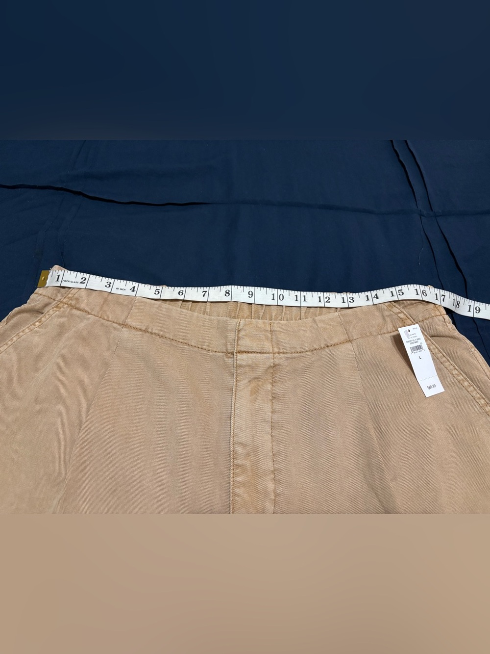 GAP High Rise Pleated Relaxed Wide-Leg Khakis - Size L - Picture 6 of 11